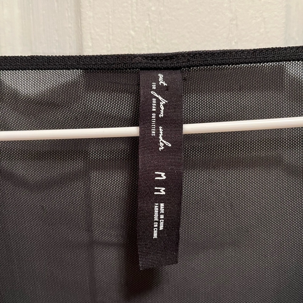 Urban Outfitters Sheer Ruched Crop Top - Picture 3 of 4